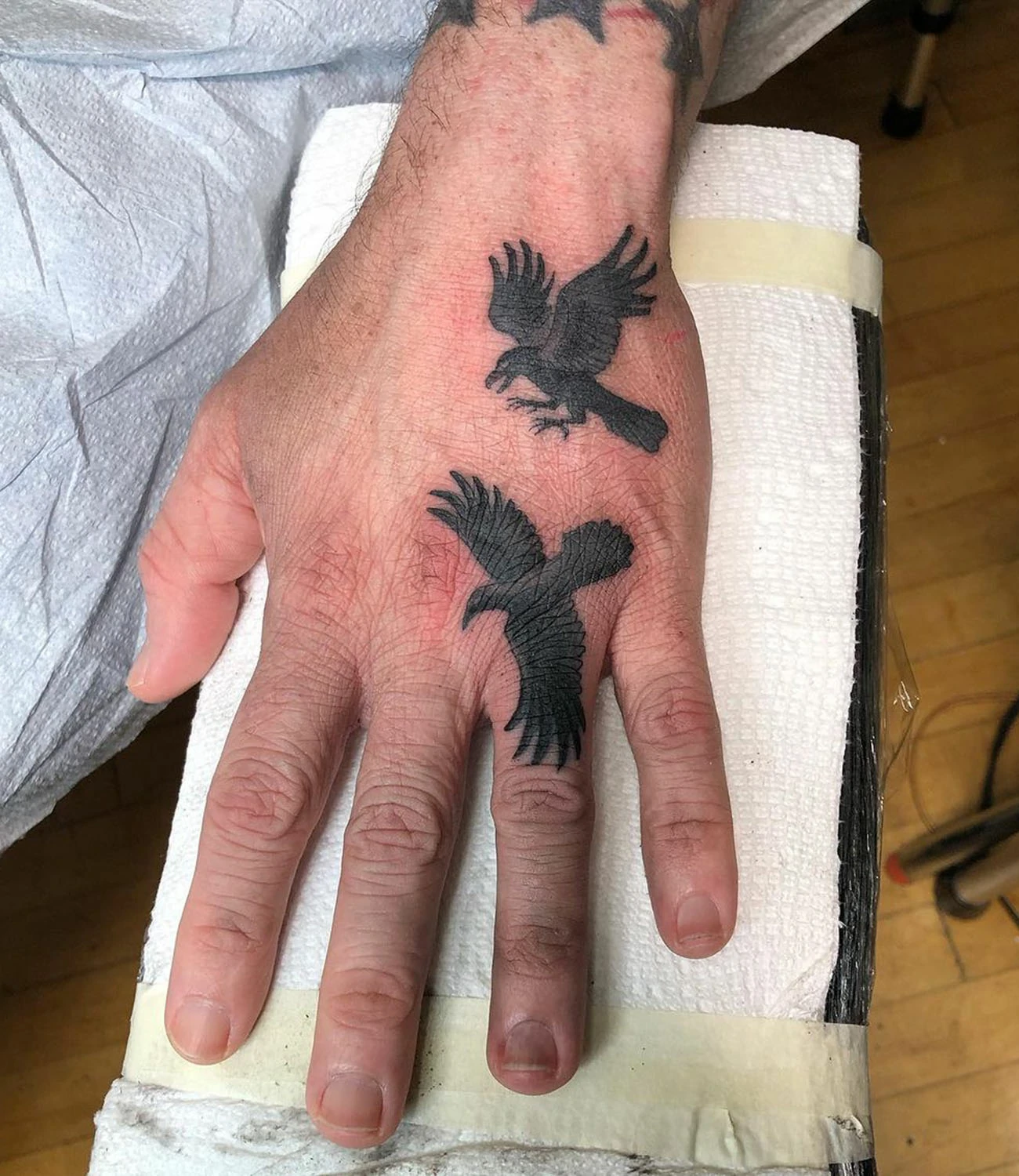 Crow Tattoo Small